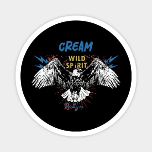 cream the wild spirits Magnet